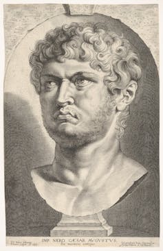 A bust of Nero