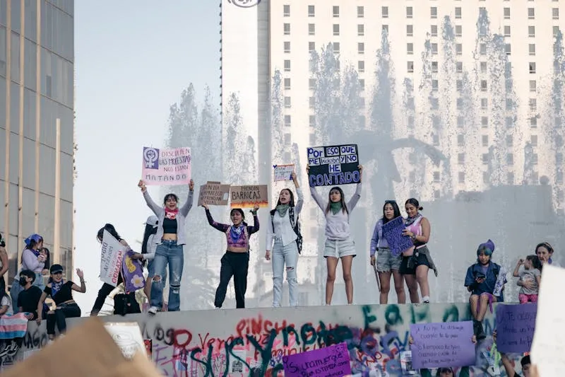Women Celebrating International Women Day in Mexico City, Mexico, March 2023. Photo by Miguel González on Pexels. 