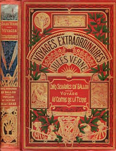 An original copy of 'From the Earth to the Moon'