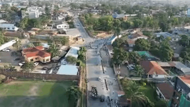 Overview of Bunia. Screenshot from the video “By early 2026, the city of Bunia will have a modern airport built in international standards” on the Today TV YouTube channel