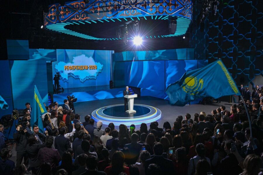 Kazakh President Kassym-Jomart Tokayev.