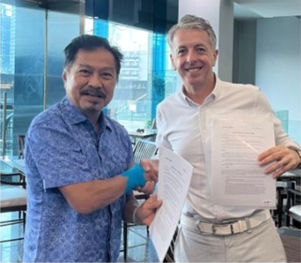 Aligned Energy and PT Beon Parama Energi founding bosses sign MOU