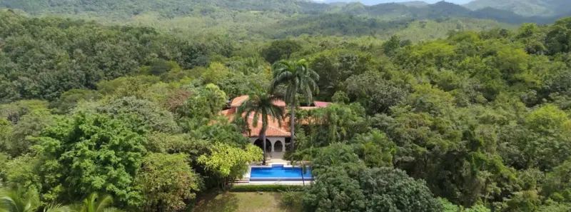 A hillside, off-grid villa in Costa Rica. 