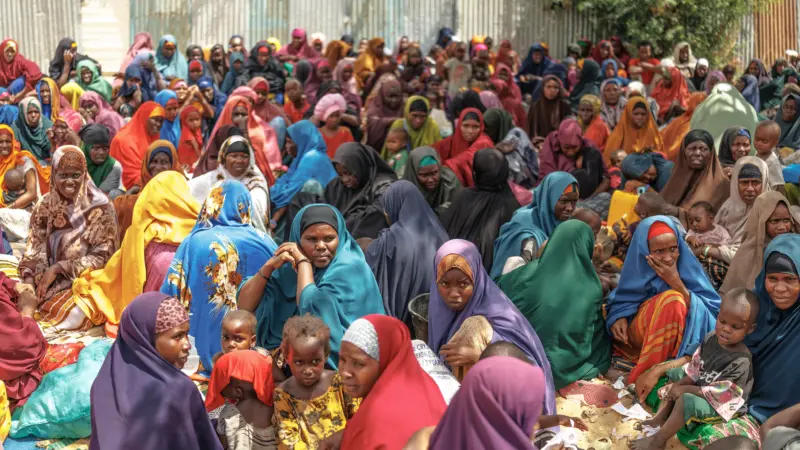 A market in Somalia.