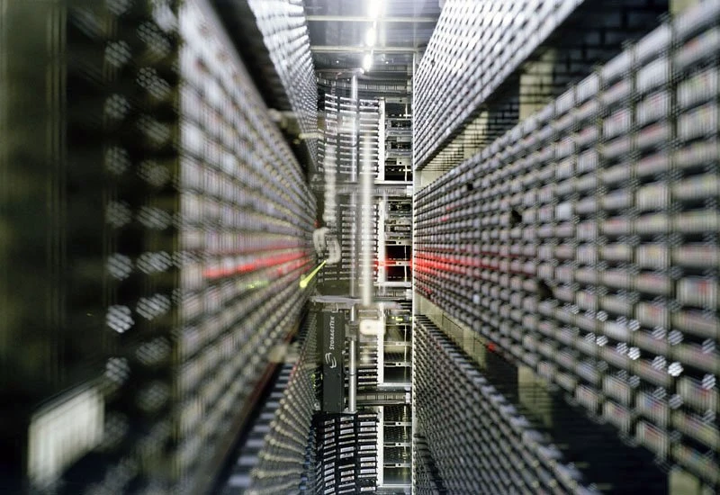 A data center.