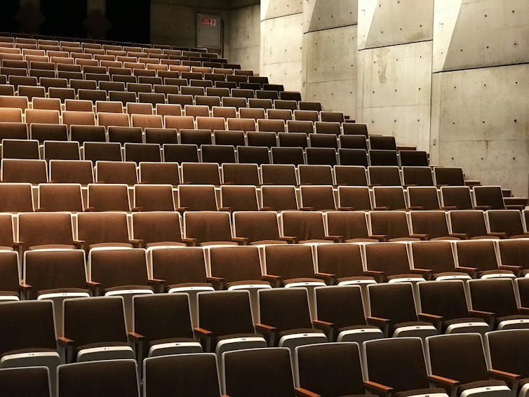 an empty lecture theatre