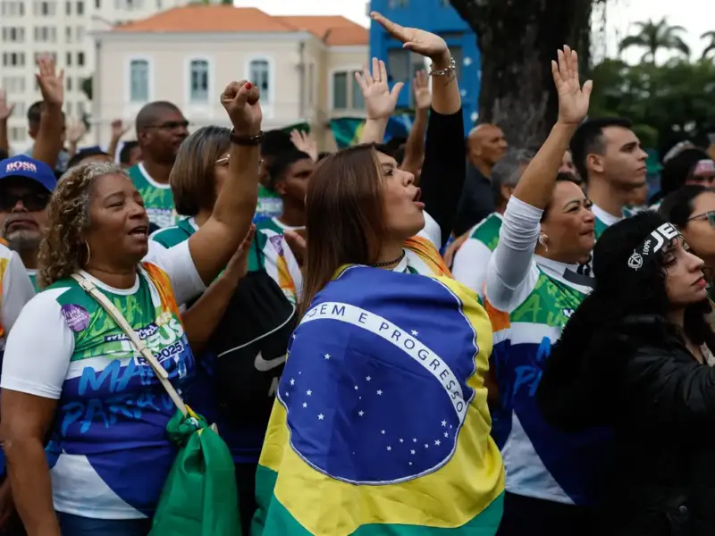 Women participating at the 18th edition of "Marching for Jesus"
