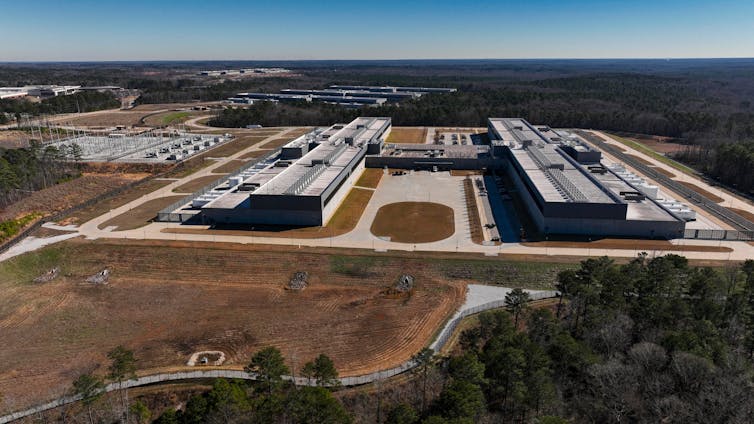A massive, sprawling building