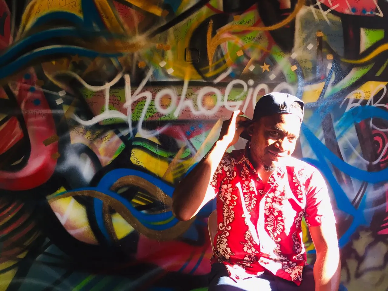 Room of images by Osvaldo Iko MC in Maputo, Mozambique, in 2021.