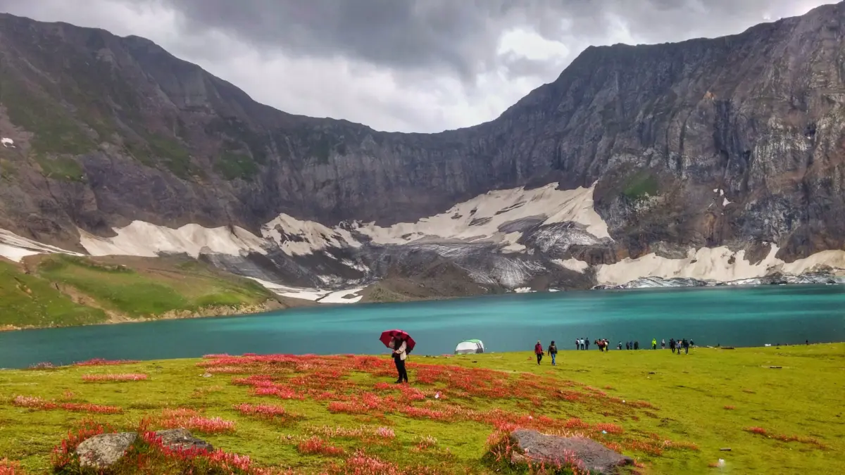 Ratti Gali Lake is an alpine glacial lake which is located in Neelum Valley, Azad Kashmir, Pakistan. Image by ARFayyaz via Wikipedia. CC BY-SA 4.0.