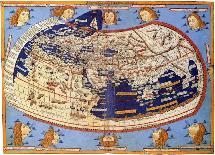 Ptolemy's map of the known world.