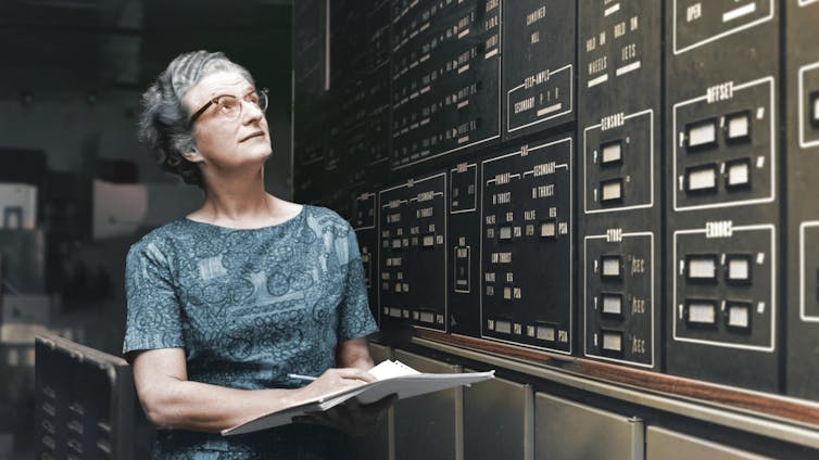 Nancy Grace Roman, Nasa's first chief of astronomy, pictured at the agency's Goddard Space Flight Center in Greenbelt, Maryland, around 1972.