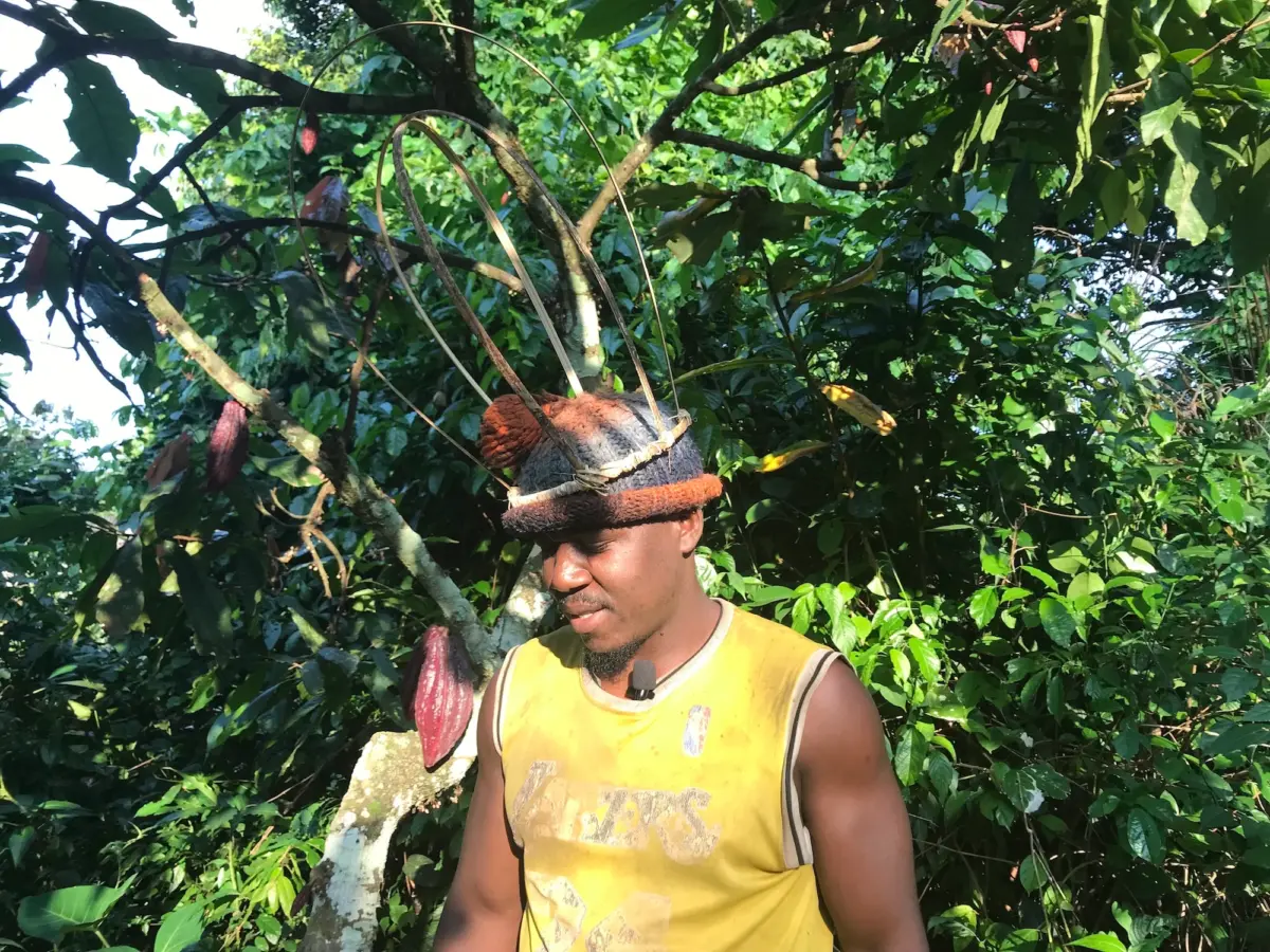 African man