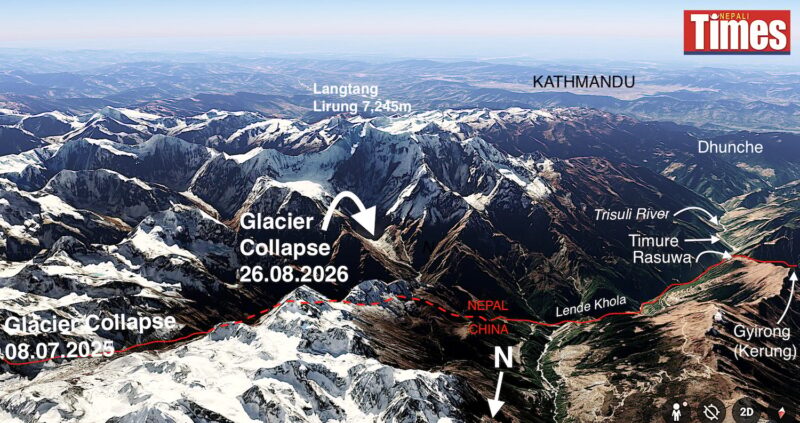 Map by Google Earth via Nepali Times. Used with permission.