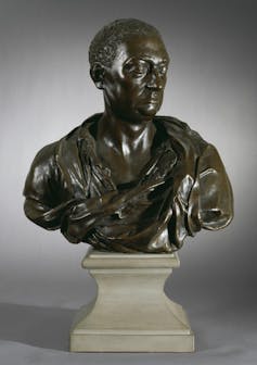 A bronze bust of Nicholas Hawksmoor