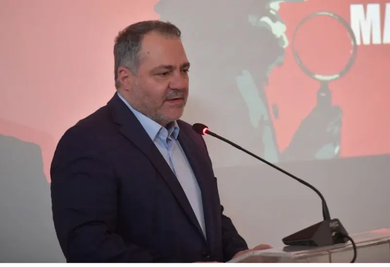 Bardhyl Jashari, Executive Director of Metamorphosis Foundation. Photo: private archive, used with permission.