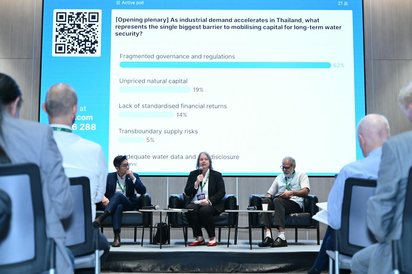 the opening plenary of Unlocking capital for sustainability Thailand, held in Bangkok on 23 September 2