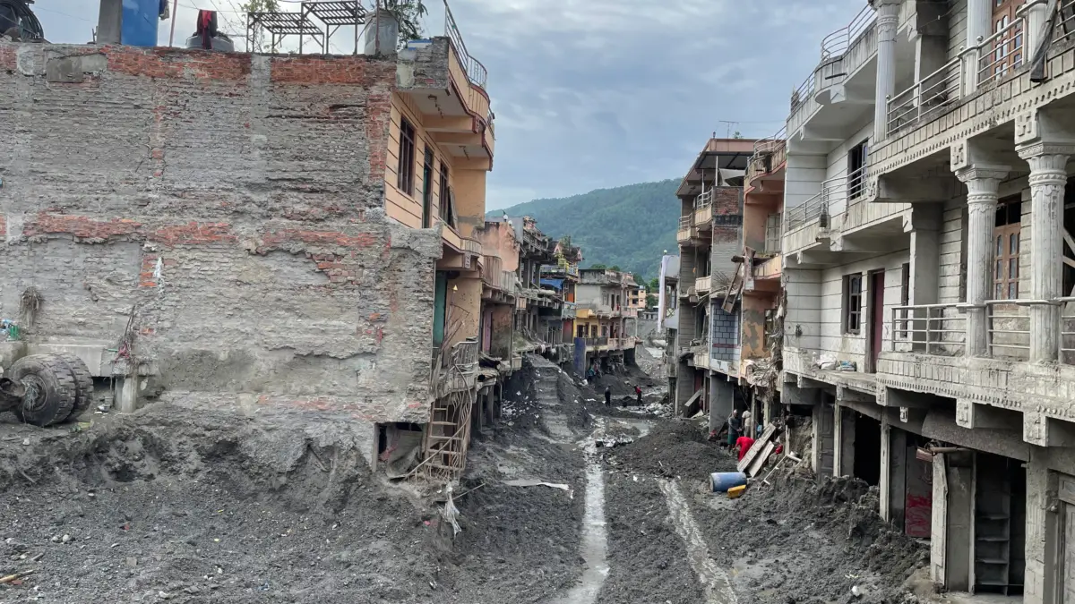 Survivors still come to search for their belongings - Devighat in Nuwakot District. Image via Susmita Aryal on 7th October, 2026