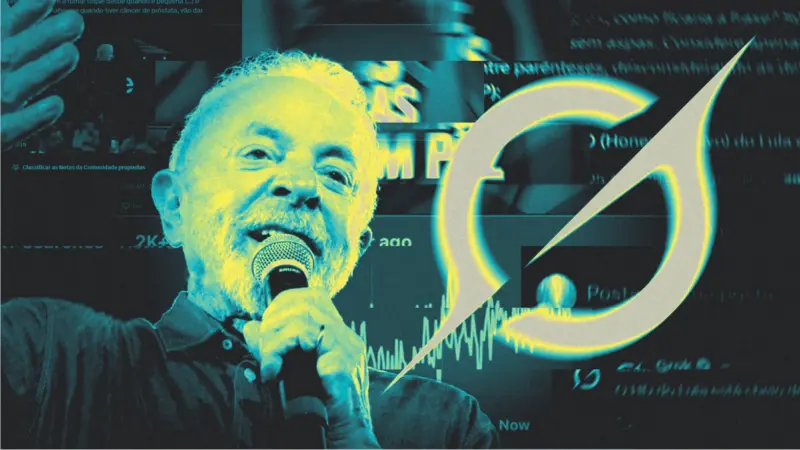 Art featuring Brazilian President Luiz Inácio Lula da Silva
